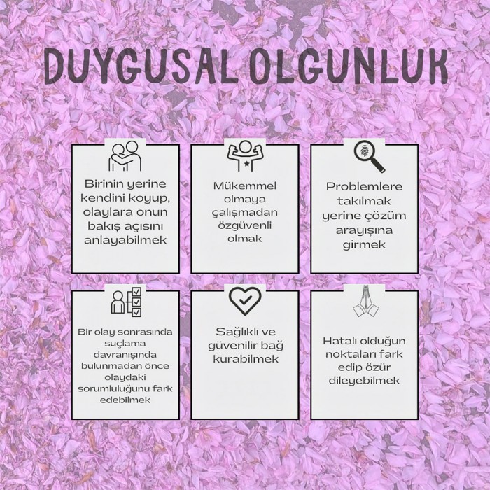 DUYGUSAL OLGUNLUK